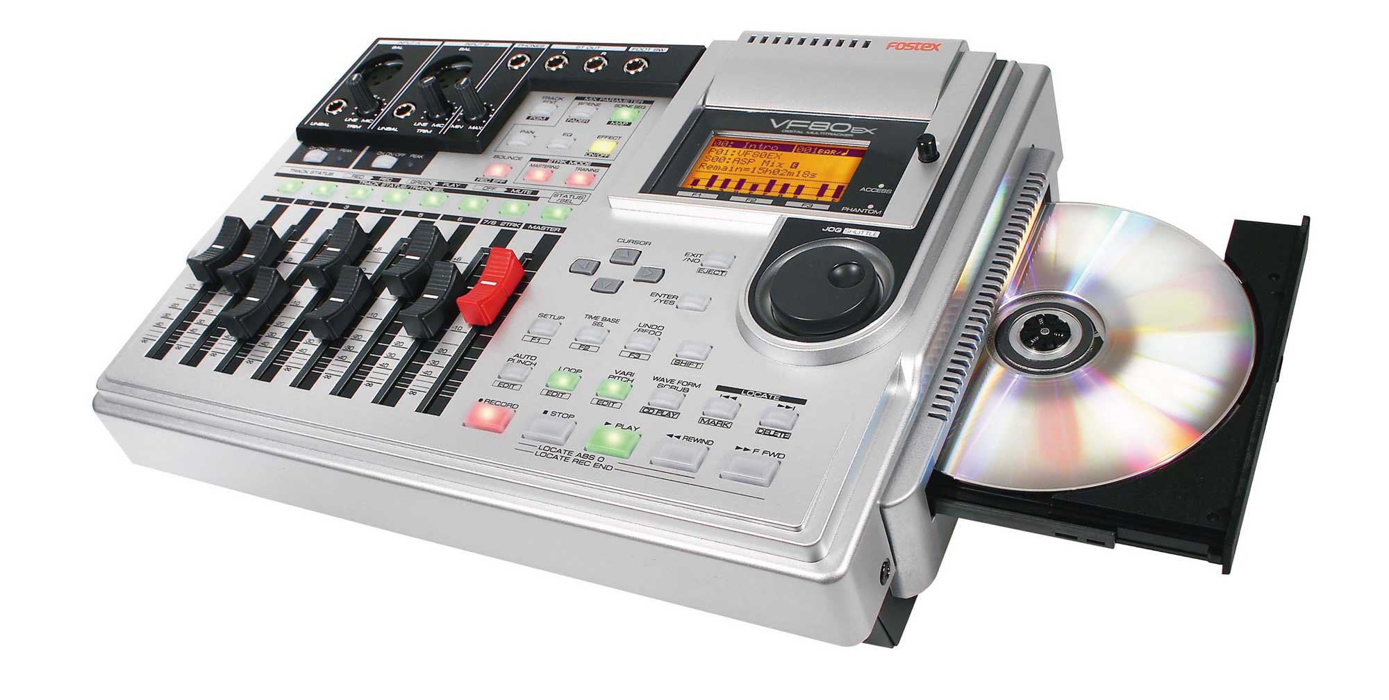 FOSTEX VF80EX 8 TRACK RECORDER HARD DRIVE CD BURNER | eBay